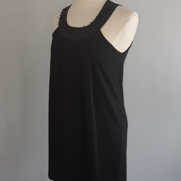 Oxmo sexy mini sleeveless black dress size S - Picture 7 of 15
